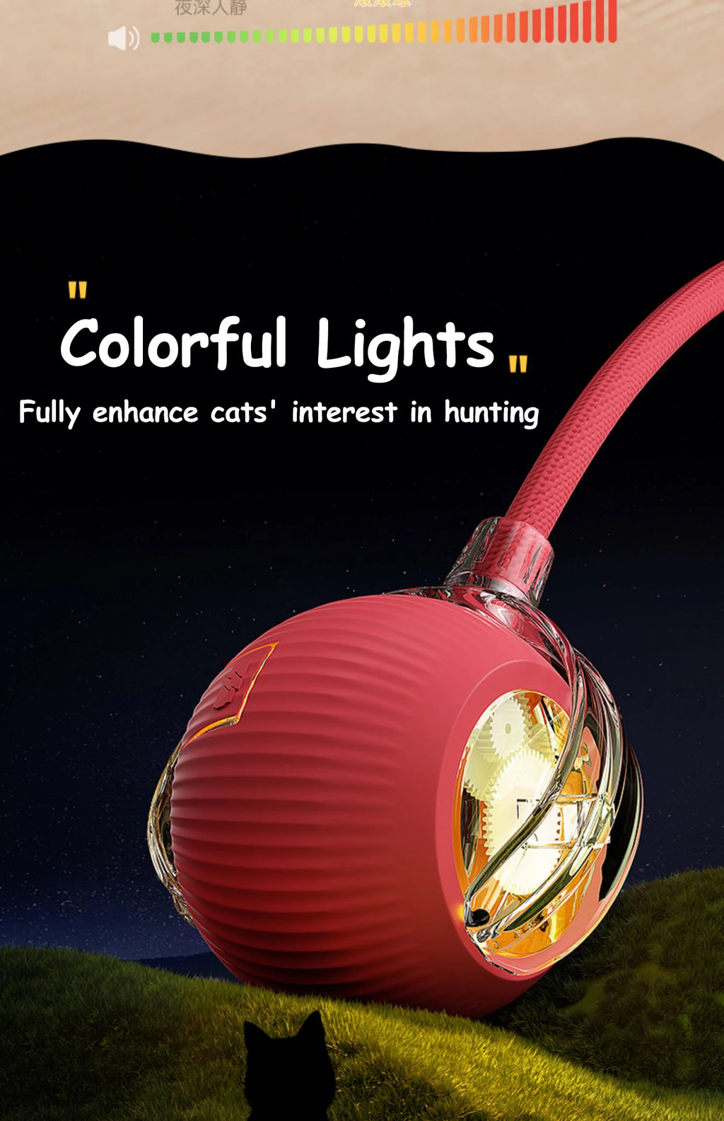 Balle Interactive Intelligente pour Chat