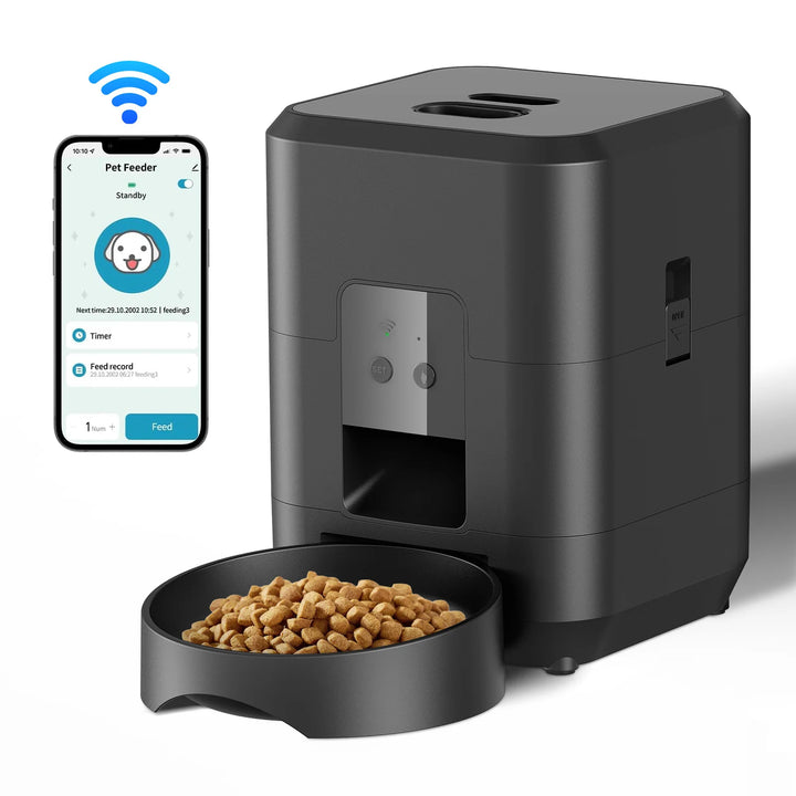 Distributeur automatique intelligent pour animaux de compagnie avec minuterie