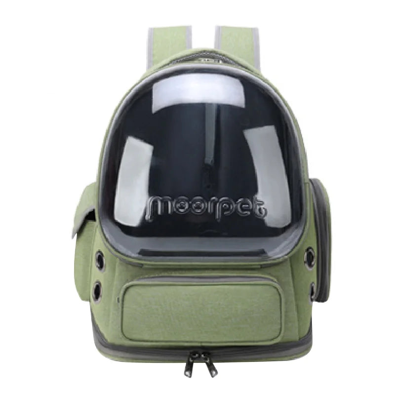 Sac à dos de transport transparent pour chat