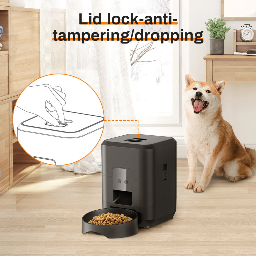 Distributeur automatique intelligent pour animaux de compagnie avec minuterie